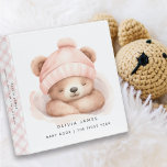 Snuggle Up Bear Baby Photo Album  Binder<br><div class="desc">Capture every precious yawn and slumber with this adorable "Snuggle Up Bear" photo album. Featuring a cuddly sleeping bear alongside Baby's Name and their birth stats,  this binder will become a treasured keepsake of sweet dreams and tiny miracles.</div>