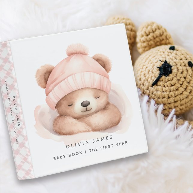 Snuggle Up Bear Baby Photo Album  Binder (Creator Uploaded)