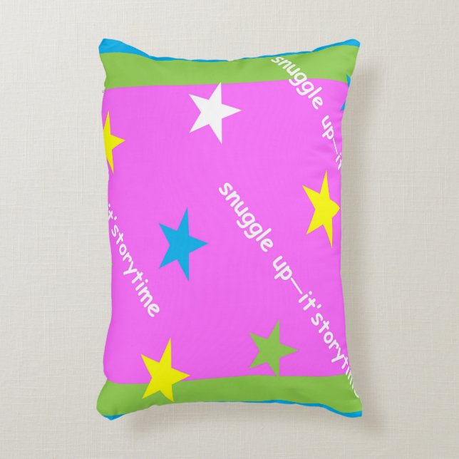 snuggle up - it's storytime pillow (Front(Vertical))