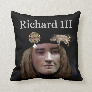 Snuggle up to Richard III Throw Pillow