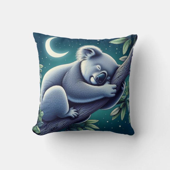 Snuggle Up with Our Adorable Koala Plush Pillow (Front)