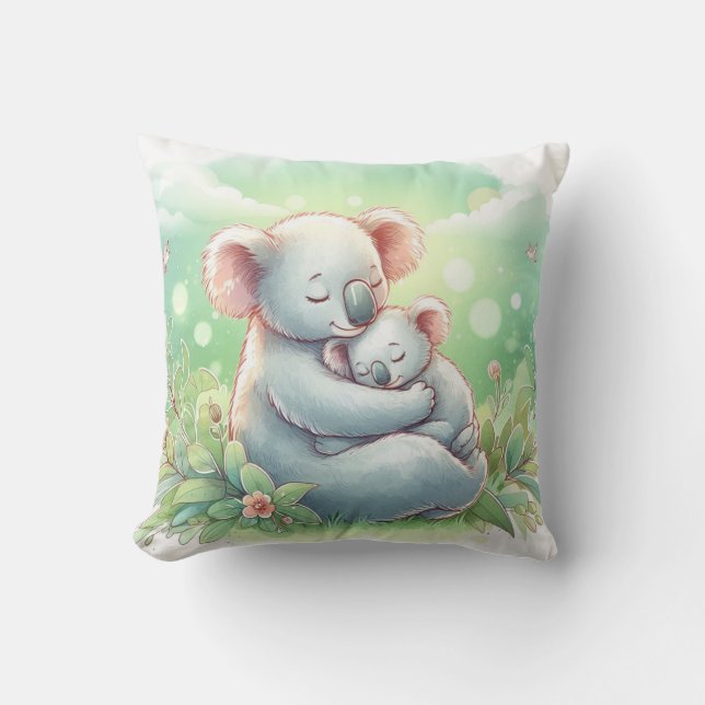 Snuggle Up with Our Adorable Koala Plush Pillow (Front)