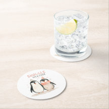 Snuggle Weather Penguin Coaster