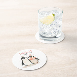Snuggle Weather Penguin Coaster