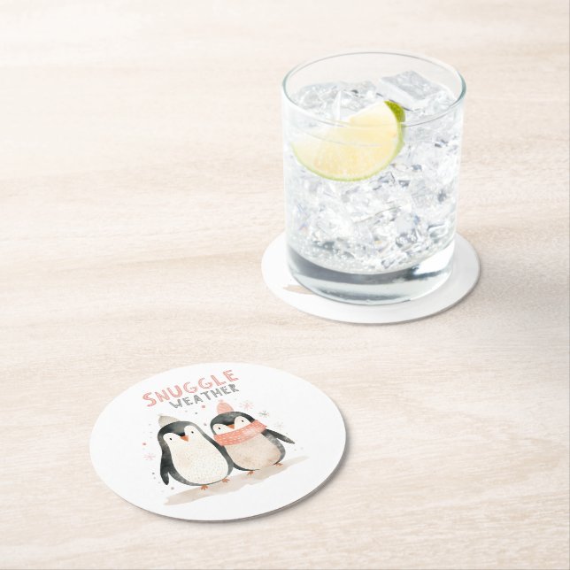 Snuggle Weather Penguin Coaster (Insitu)