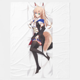 Snuggle with kit dakimakura blanket front