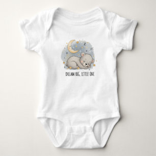 Snuggled Bear Cub - Cozy Den Dream Baby Bodysuit