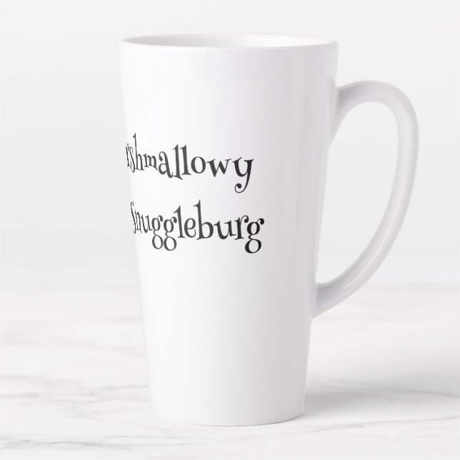 SnuggleNames: Custom Gift Latte Mug (Right)