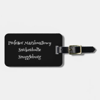SnuggleNames: Custom Luggage Tag