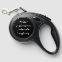 SnuggleNames : Leash rétractable personnalisé