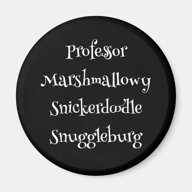 SnuggleNames: Personalized Love Magnet (Front)