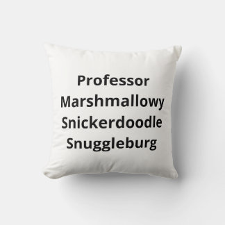 SnuggleNames: Personalized Love Name Throw Pillow