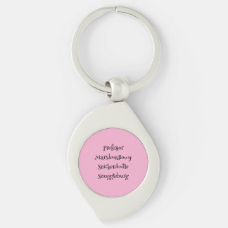 SnuggleNames: Romantic Custom Metal Keychain