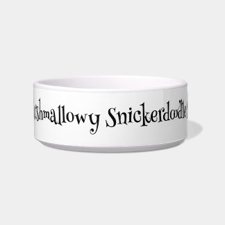 SnuggleNamesGifts Custom Pet Bowl - Medium