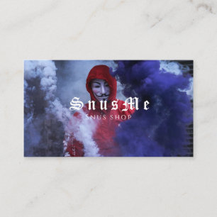 Snus Shop Tobacco Vape Smoke CBD oil Business Card