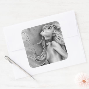 So Alive Mother Monster Blonde Original Art Square Sticker