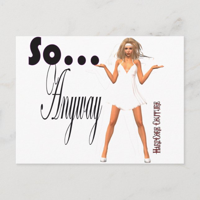 So Anyway Postcard (Front)