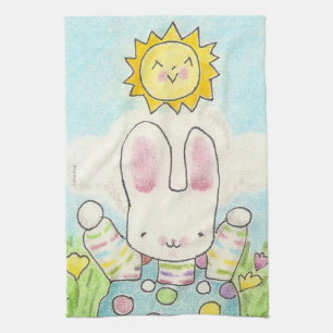 So Big Boy Bunny Tea Towel