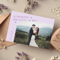 So Blessed Lilac Wedding Photo