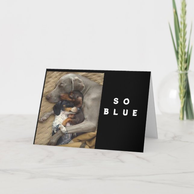 **SO BLUE** WITHOUT **YOU** CARD (Front)