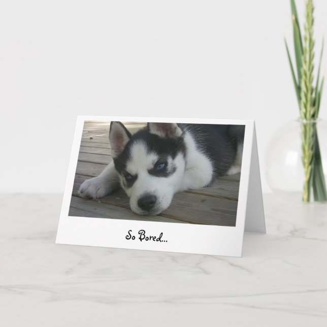 So Bored Card (Front)