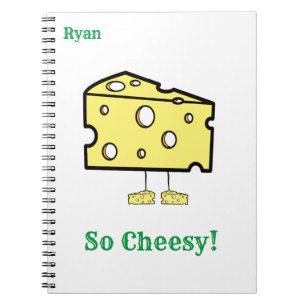So Cheesy Wrapping Paper Notebook