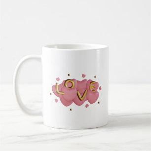 So Cute Balloons Heart Love Coffee Mug