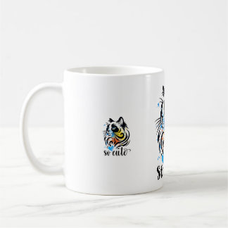 So Cute Cat Splash – Colourful Artistic Kitty Coff Coffee Mug