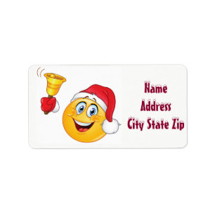 *SO CUTE CHRISTMAS EMOJI " with *SNOW FONT* LABEL