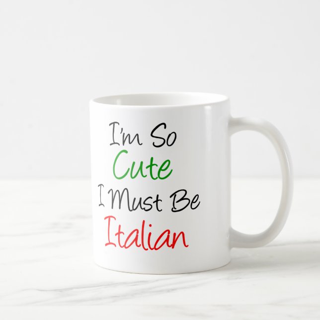 So Cute Italian Mug (Right)
