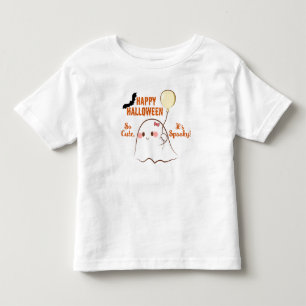 So Cute, It's Spooky Girl's 1st Halloween Ghost Toddler T-shirt