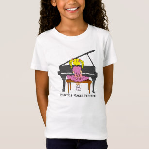So Cute Piano Student Design T-shirt