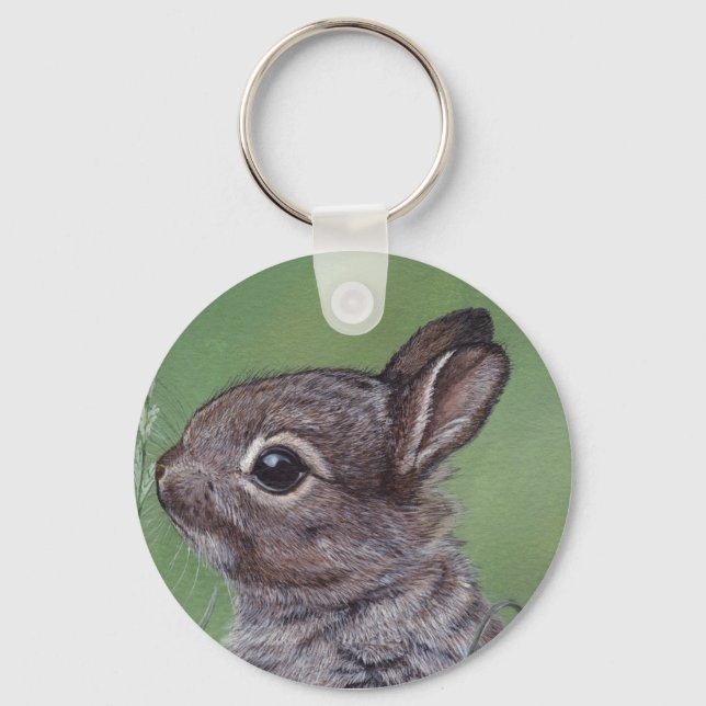 So Cute rabbit bunny keychain (Front)