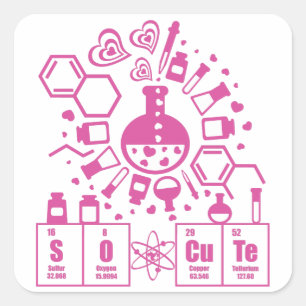 SO_CuTe Square Sticker
