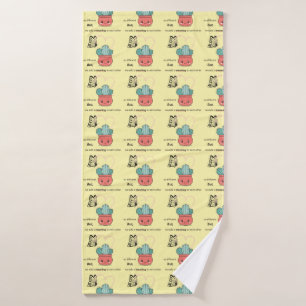 So Different , Perfect Together – Cute Love Couple Bath Towel