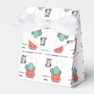 So Different , Perfect Together – Cute Love Couple Favor Box