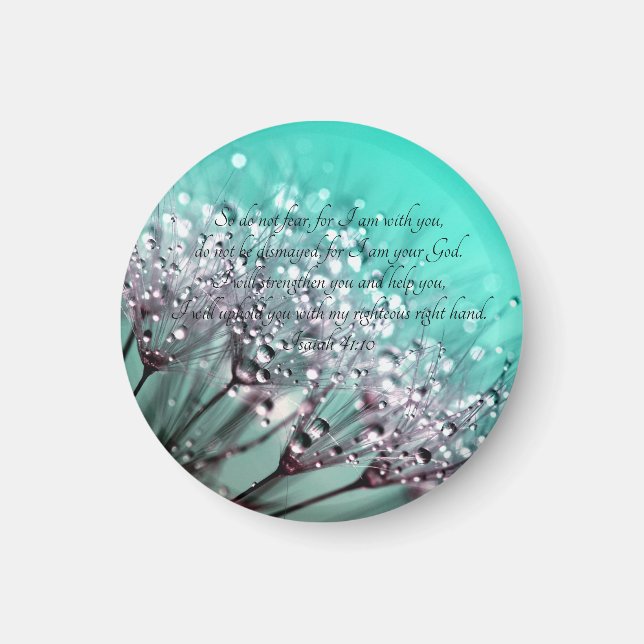 So Do Not Fear Isaiah 41:10 Bible Verse   Magnet (Front)