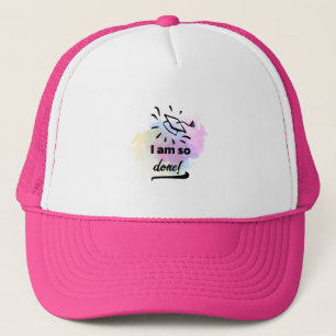 So Done Grad Trucker Hat