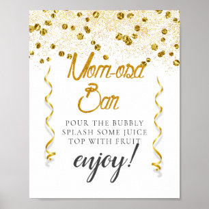 So Elegant Baby Shower Mimosa Bar Sign