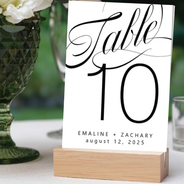 So Fancy Number Table Tent Sign Table Number (Creator Uploaded)