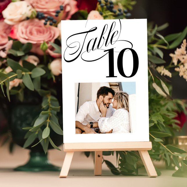 So Fancy Table Number Photo (Creator Uploaded)