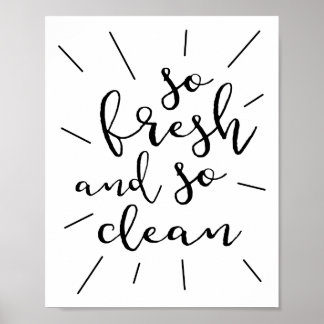 So Fresh And So Clean Poster
