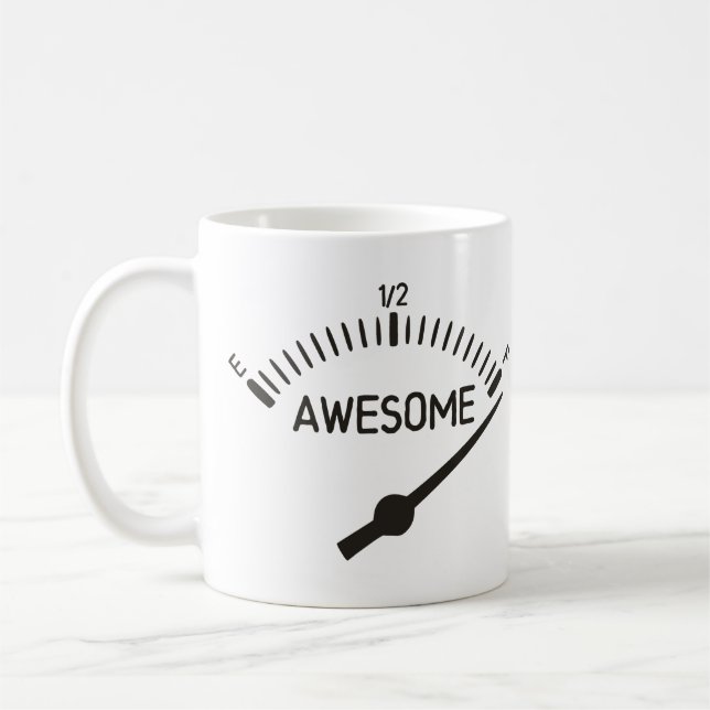 So Full of Awesome Gauge Coffee Mug (Left)