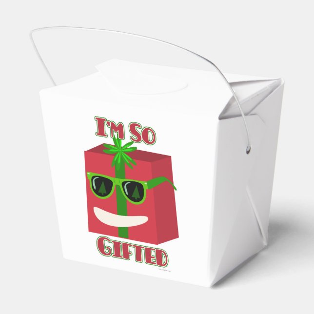 So Gifted Gift Favor Box (Back Side)