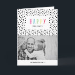 So Happy | Holiday Photo Greeting Card<br><div class="desc">Photographs provided courtesy of ©Melissa Stallings Photography  

 For more colours and styles visit our shop!</div>
