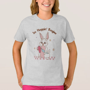 So Hoppin Boujee Tumbler Belt Bag Bunny Easter Day T-Shirt