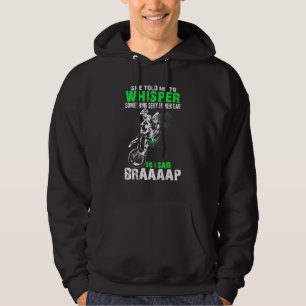 So I Said Braaaap Dirt Bike Motocross Rider Hoodie