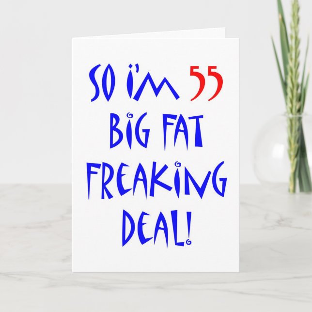 So I'm 55 . Card (Front)