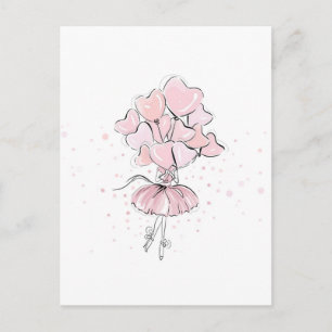 So in love! postcard