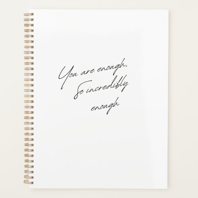 'So incredibly enough' by My Good Mind Planner (Front)